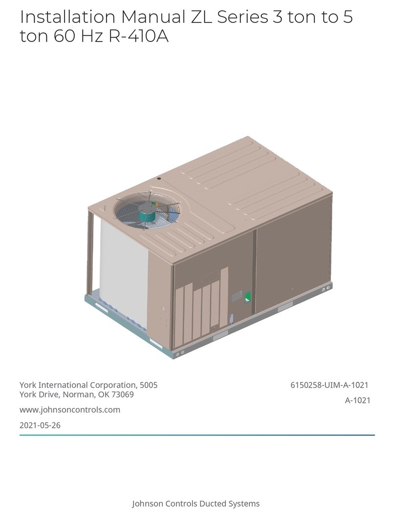 Johnson Controls ZL Series User manual