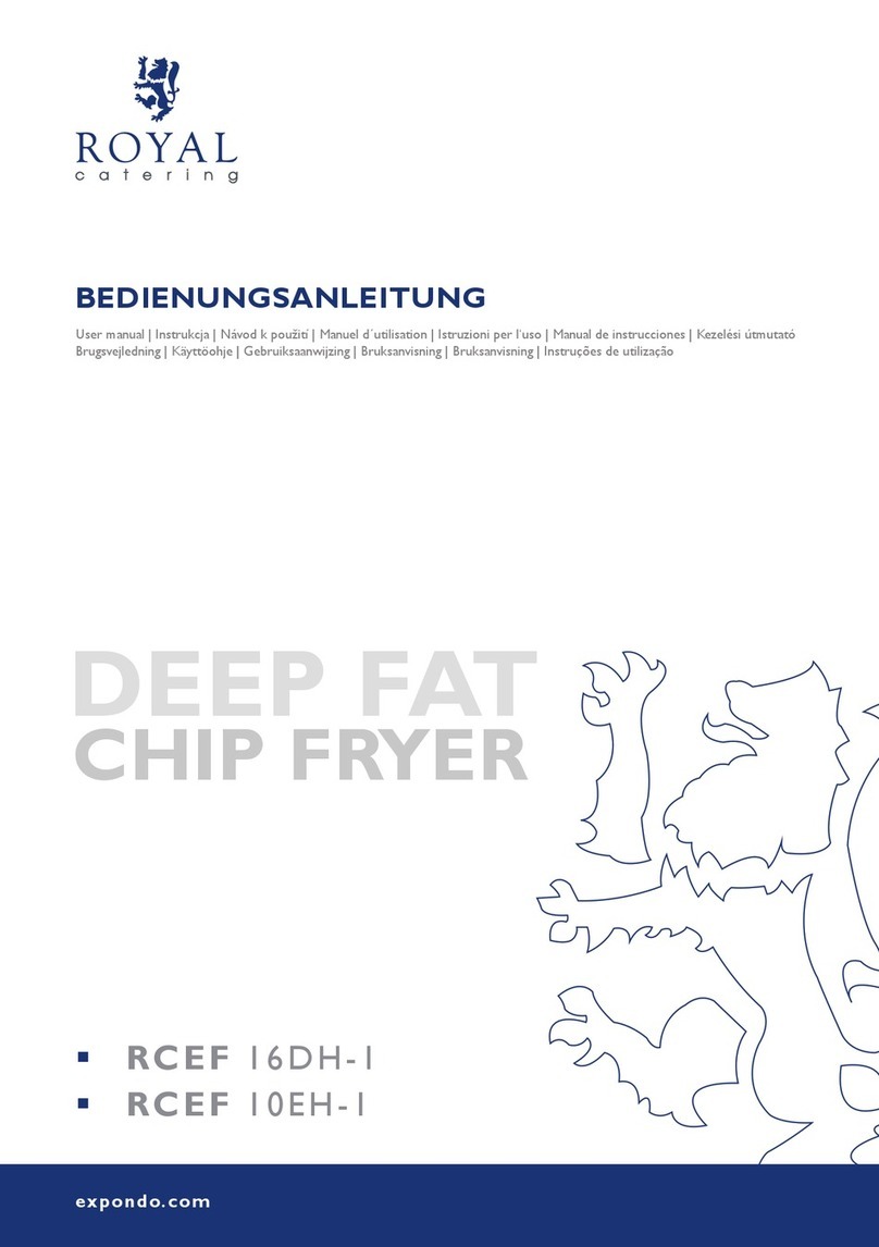 Royal Catering RCEF 16DH-1 user manual