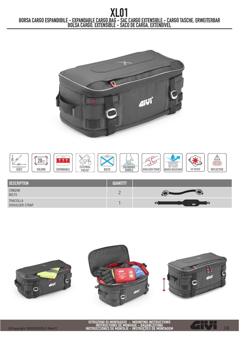 GIVI XL01 Mounting instructions