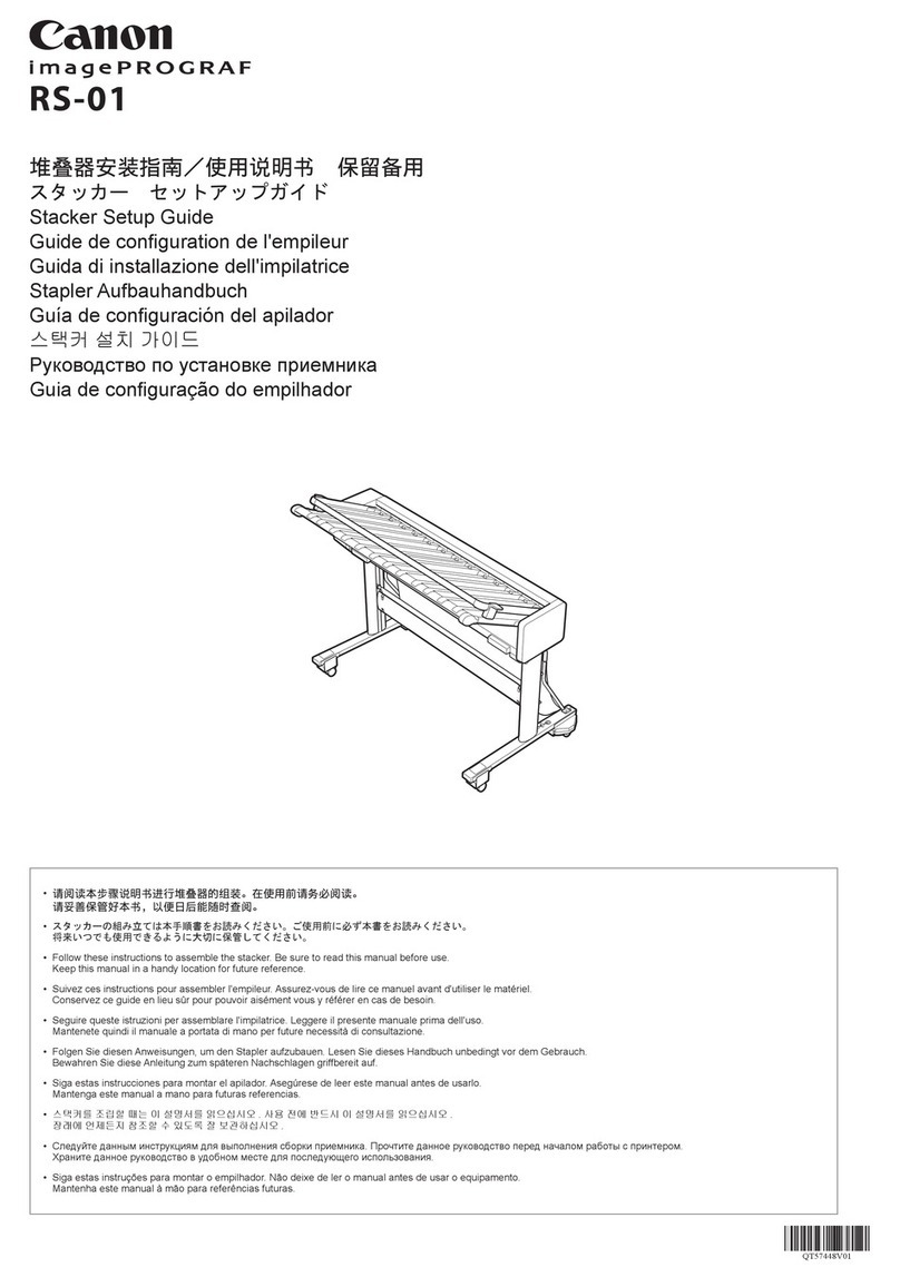 Canon imagePROGRAF RS-01 User manual