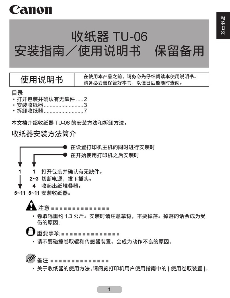 Canon TU-06 Setup guide