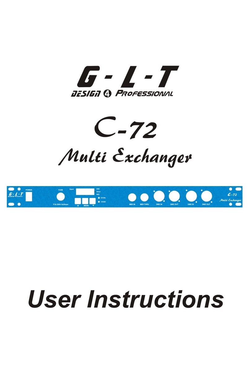 GLT Multi Exchanger C-72 User instructions