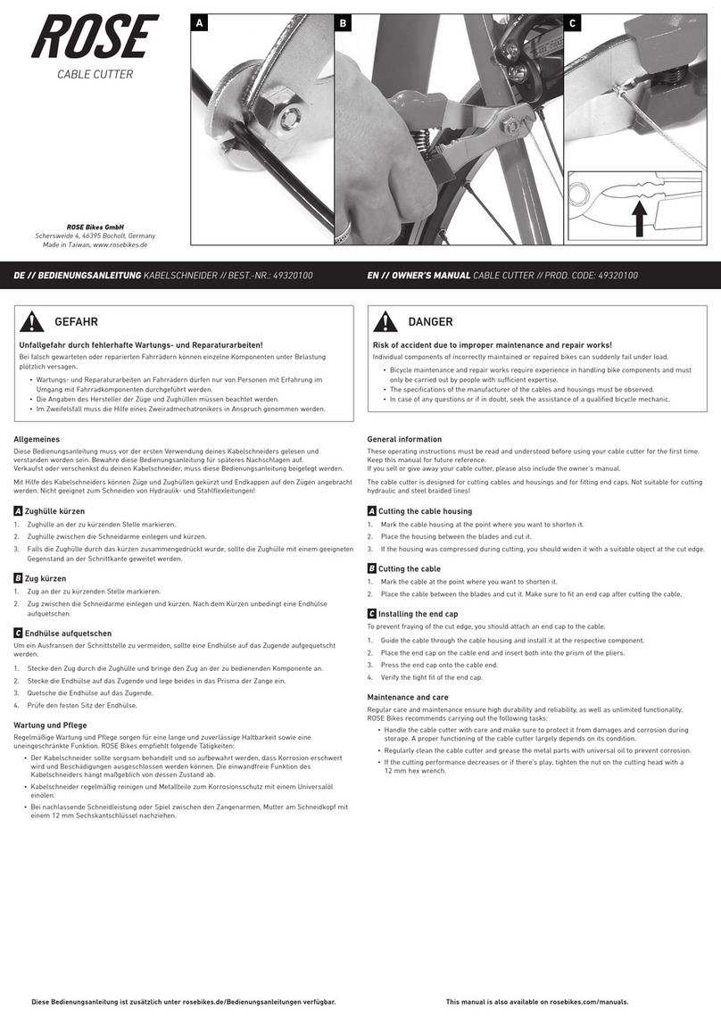 Rose electronics 49320100 User manual