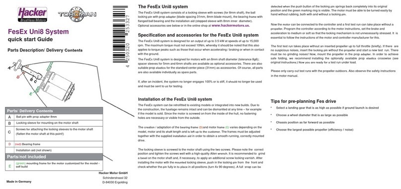 Hacker FesEx Uni8 System quick start guide