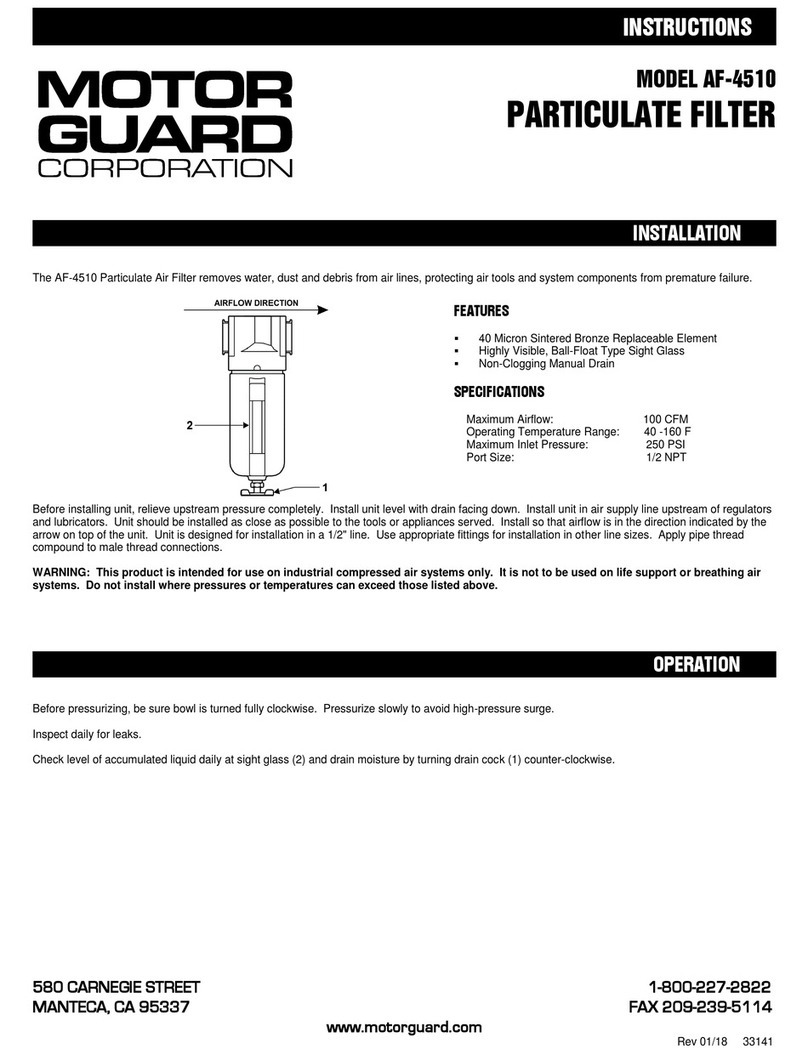 Motor Guard AF-4510 instructions