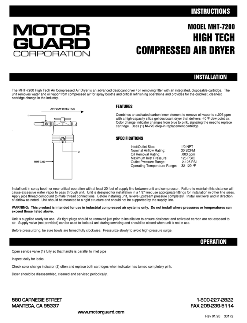 Motor Guard MHT-7200 instructions