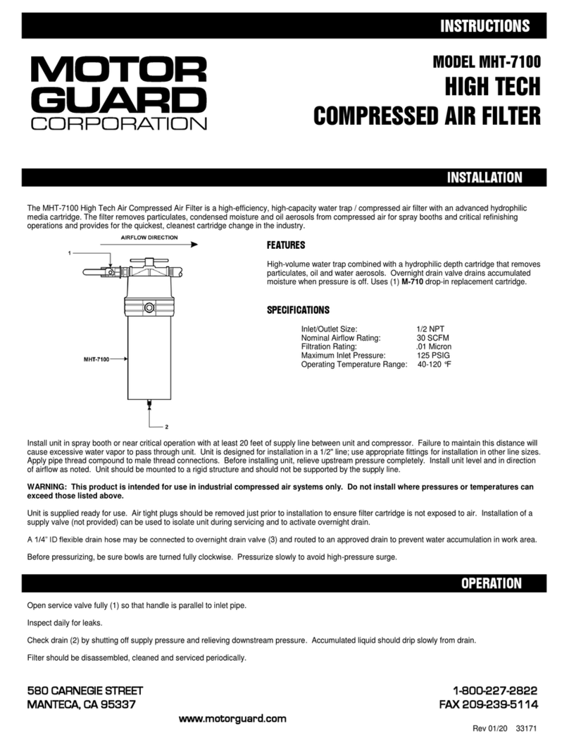 Motor Guard MHT-7100 instructions