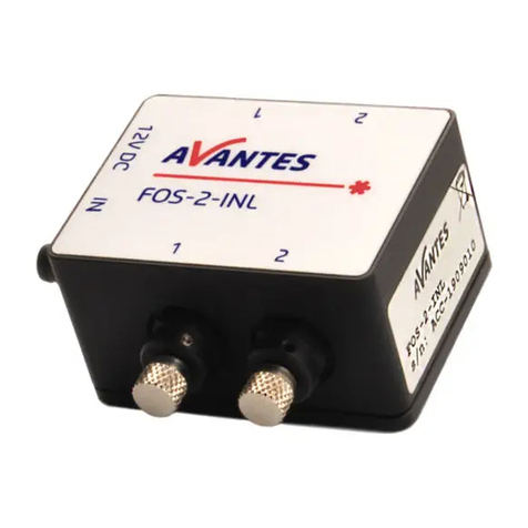 Avantes FOS-2-INL Operation and installation manual