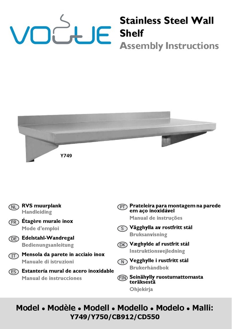 Vogue Y749 User manual