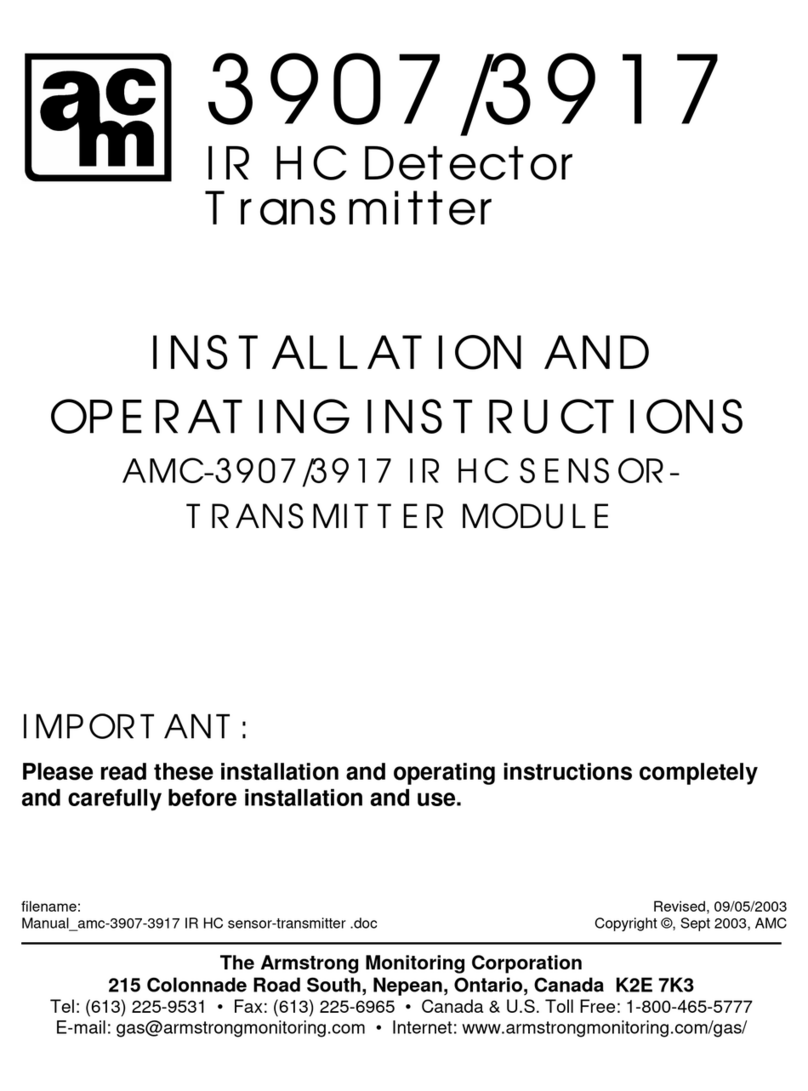 ACM 3907 Installation and operating instructions