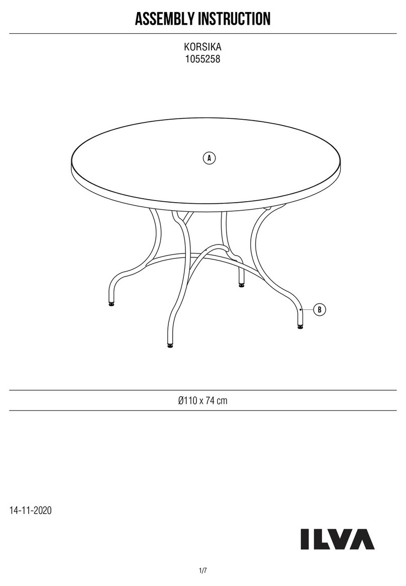 Ilva KORSIKA 1055258 Assembly instruction
