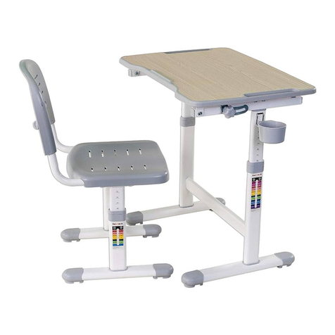 Fun DEsk PICCOLINO II GREY Assembly instructions Fun DEsk PICCOLINO II GREY Assembly instructions