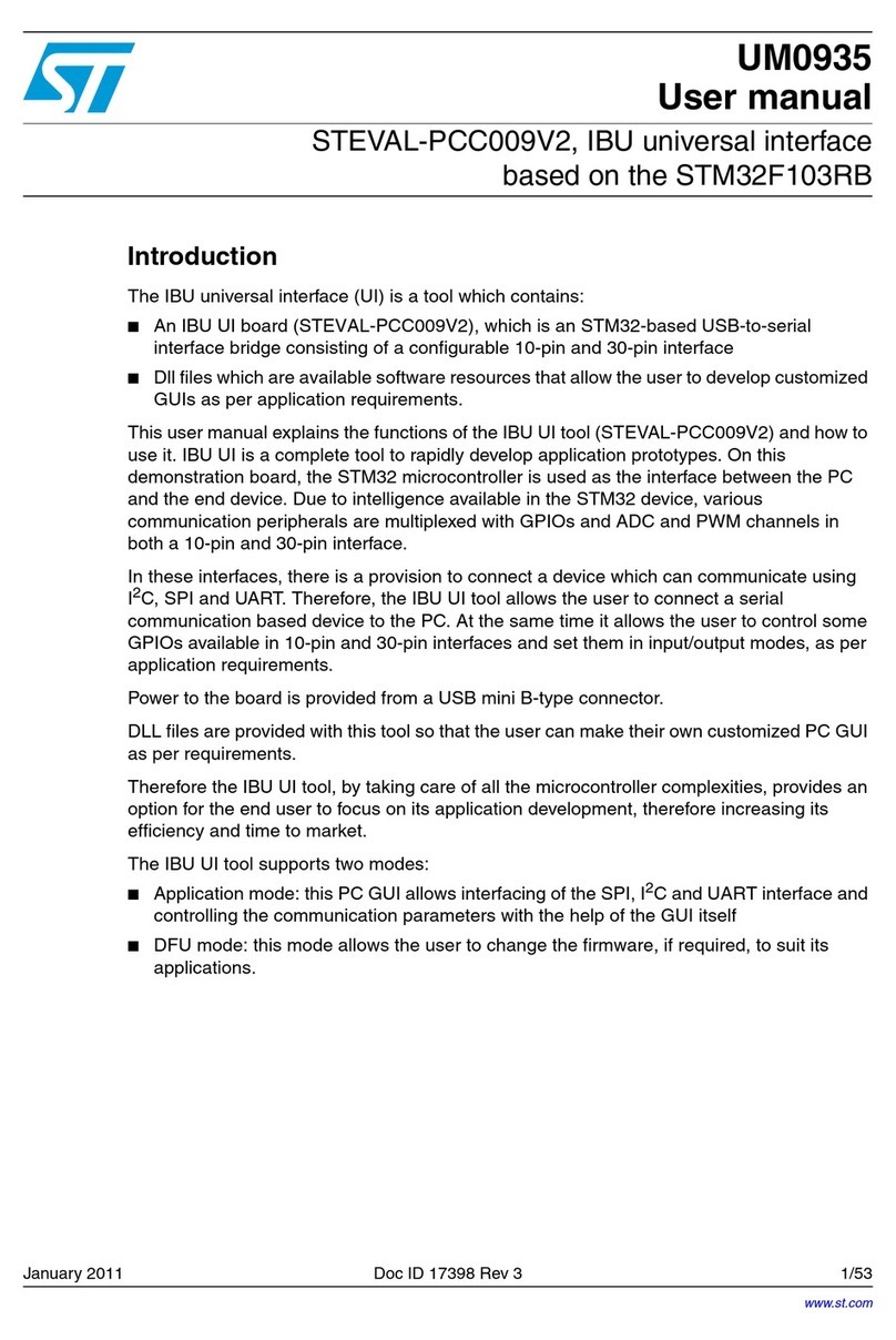 ST STEVAL-PCC009V2 User manual