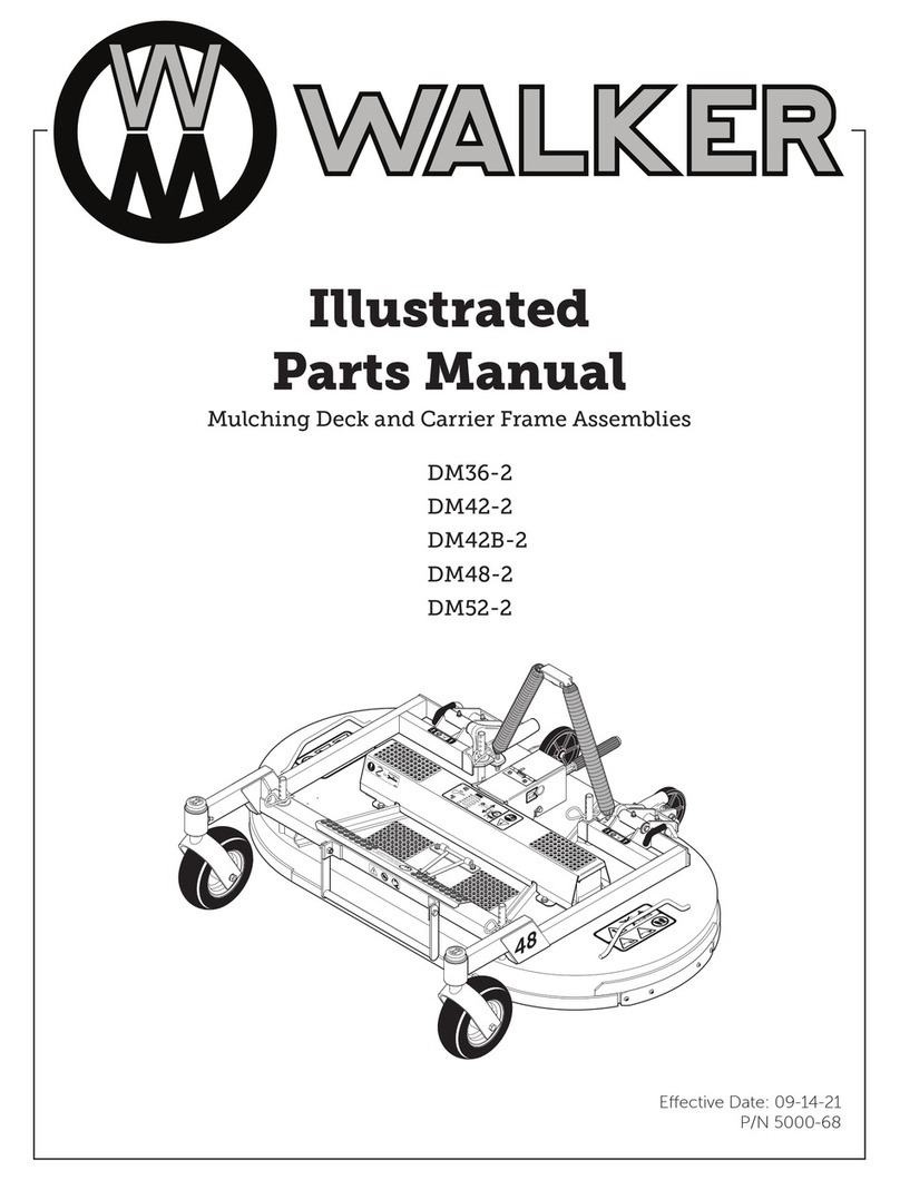 Walker DM36-2 Illustrated parts manual