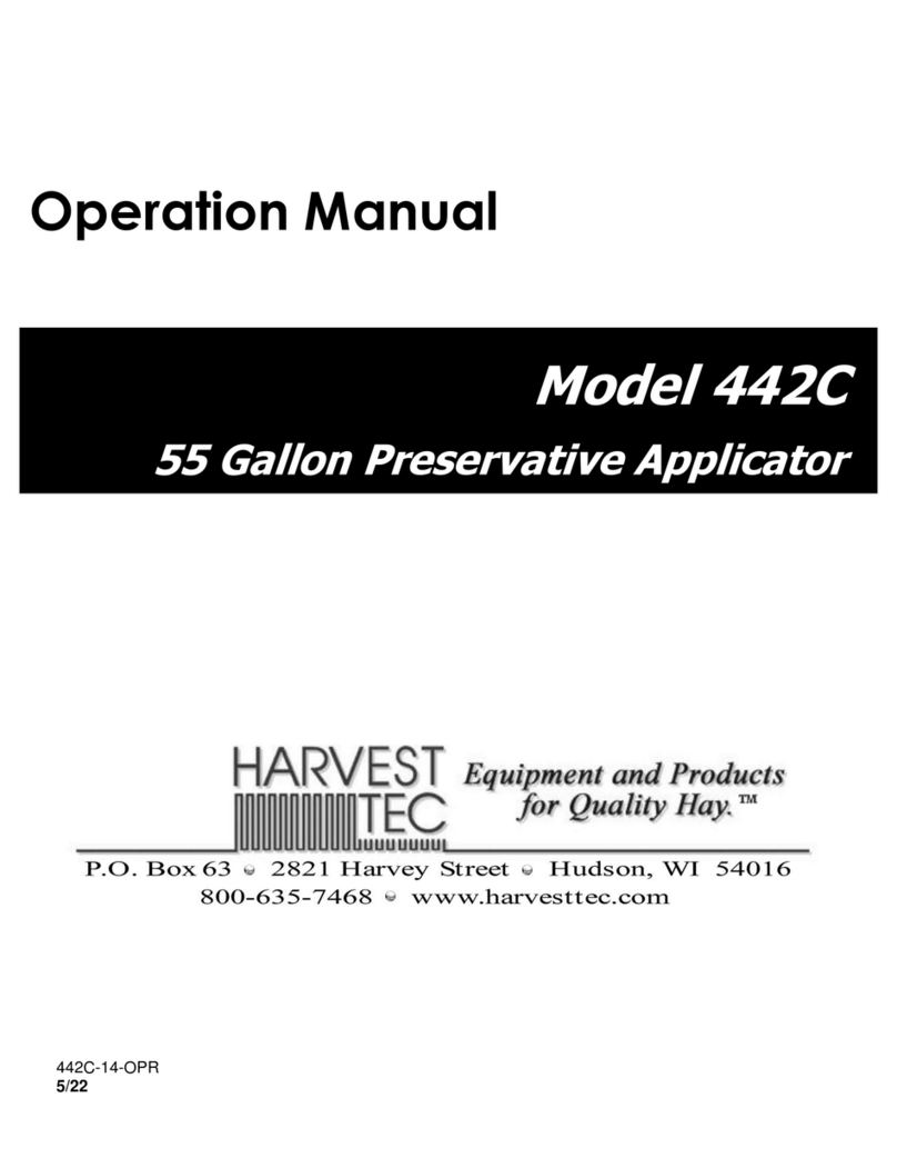Harvest TEC 442C Operation manual