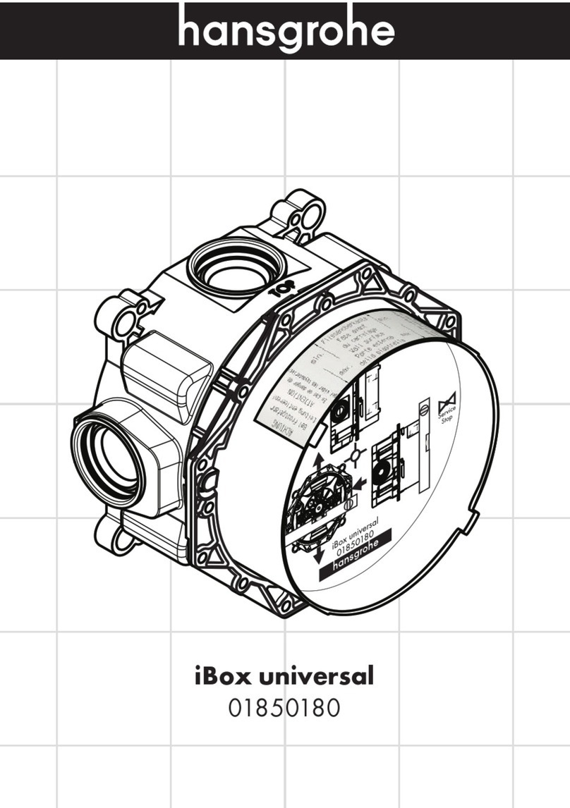 Hans Grohe iBox universal 01850180 manual