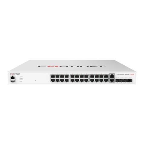 Fortinet FortiSwitch M426E-FPOE User manual
