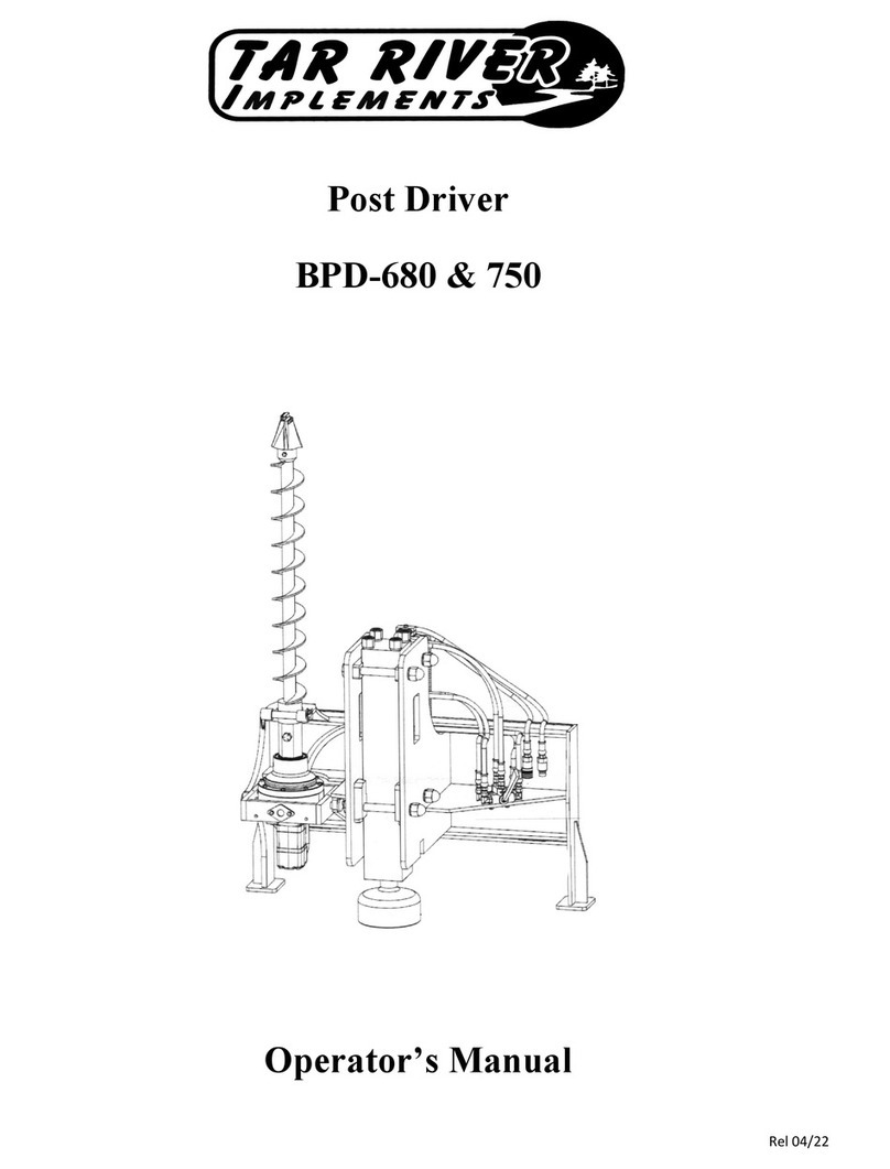 Tar River BPD-680 Operator's manual