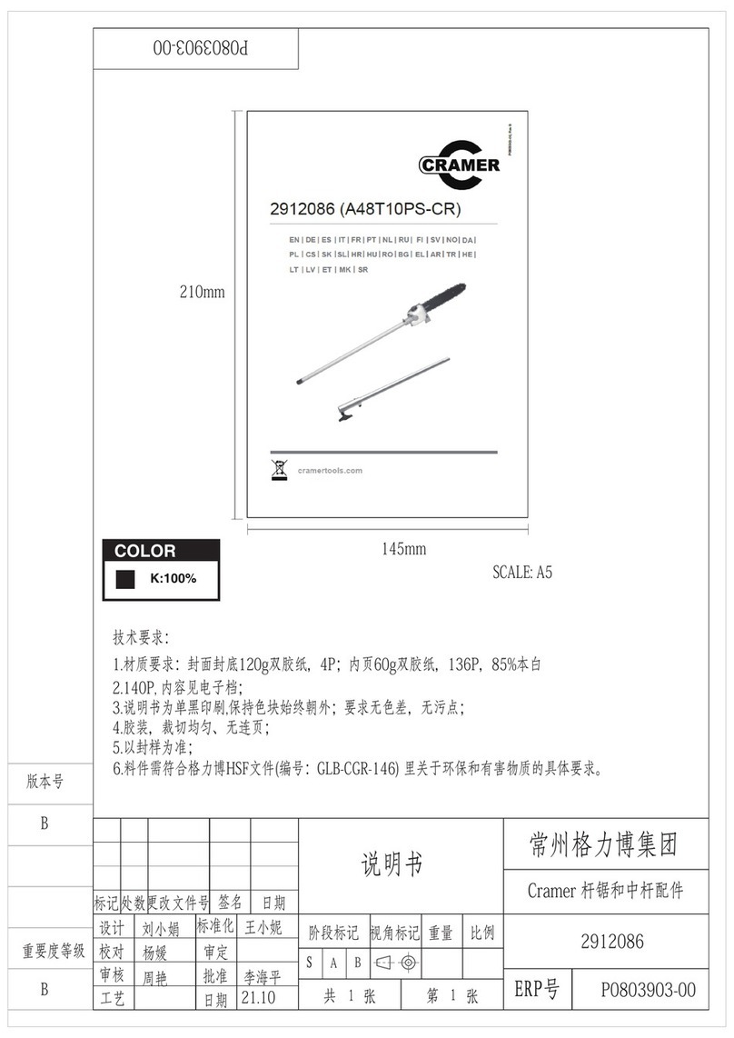 Cramer A48T10PS-CR manual