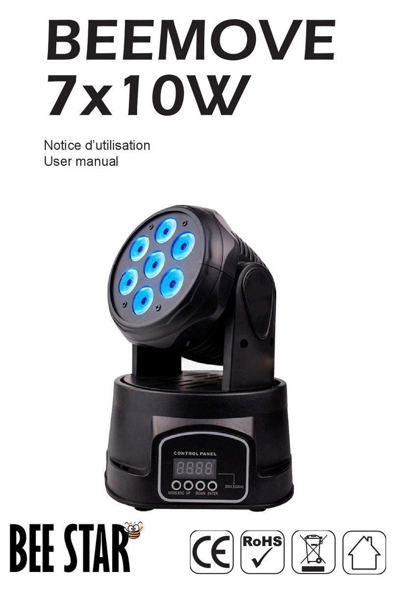 BEE STAR BEEMOVE 7x10W user manual