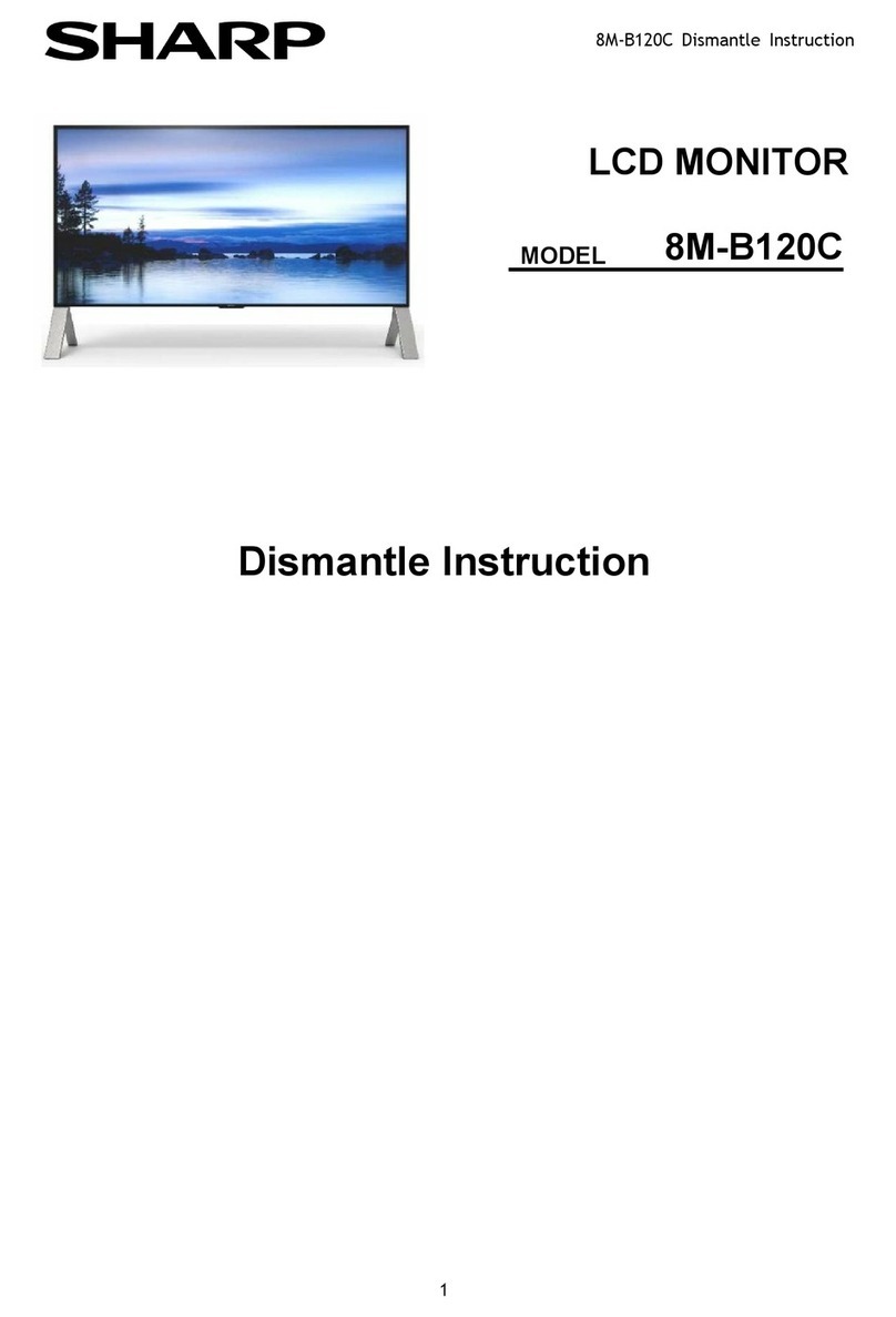 Sharp 8M-B120C User manual