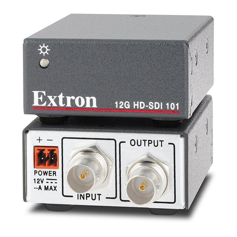 Extron electronics 12G HD-SDI 101 User manual