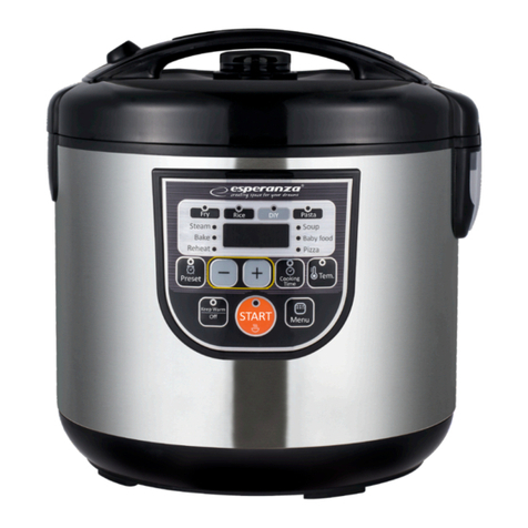ESPERANZA COOKING MATE EKG011 manual