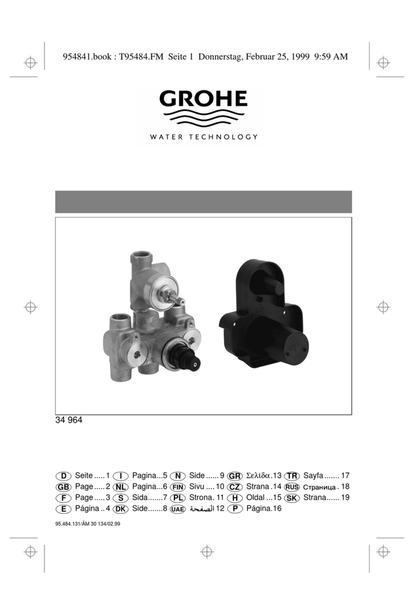 Grohe 34 964 User manual