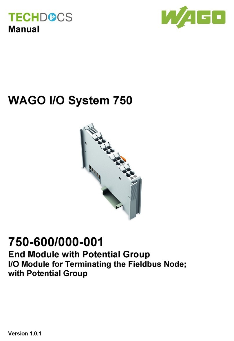 WAGO TECHDOCS 750-600/000-001 User manual