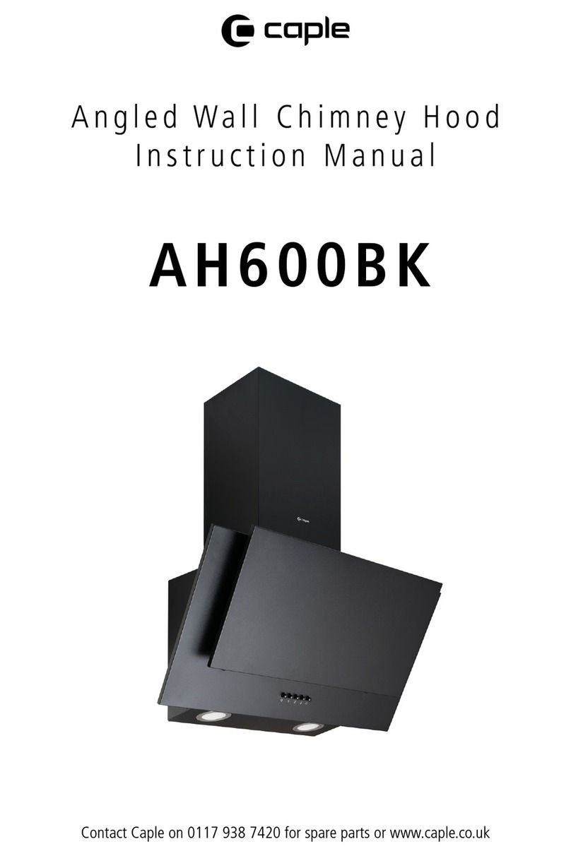 Caple AH600BK instruction manual