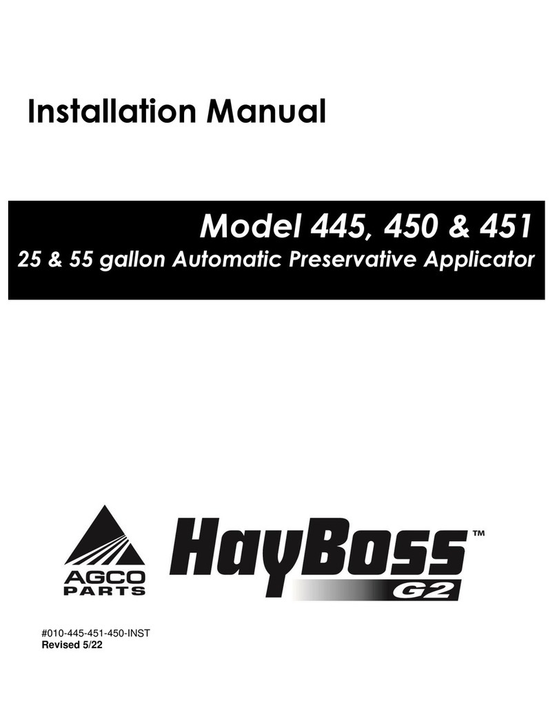 AGCO HayBoss G2 445, HayBoss G2 450 User manual AGCO HayBoss G2 445, HayBoss G2 450 User manual