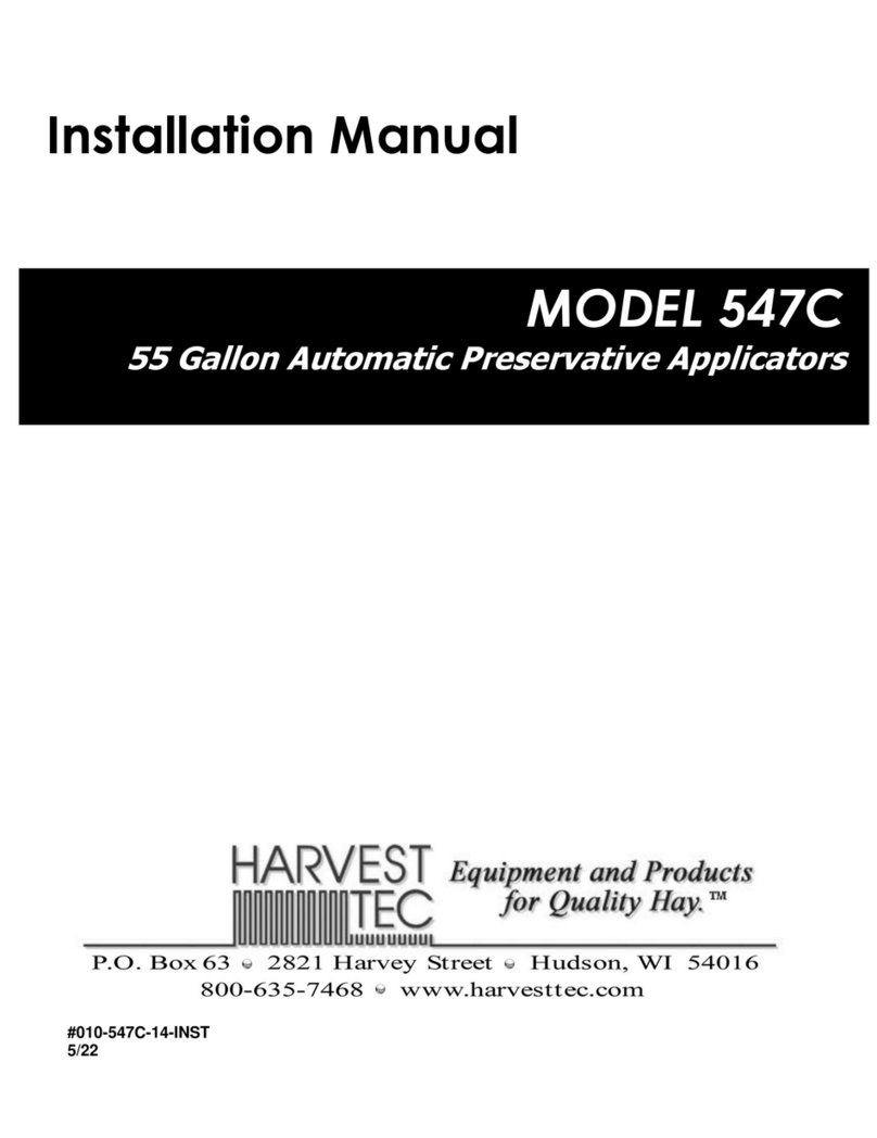 Harvest TEC 547C installation manual