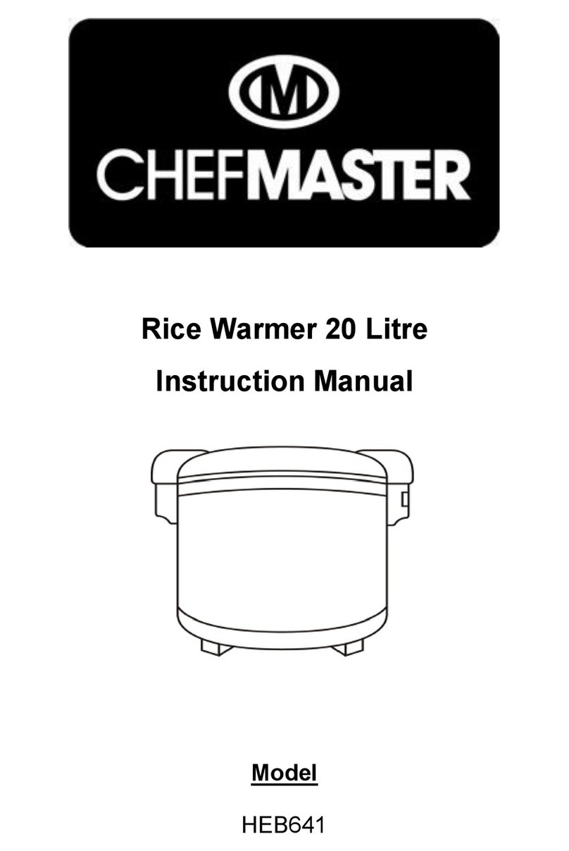 Chef-Master HEB641 instruction manual