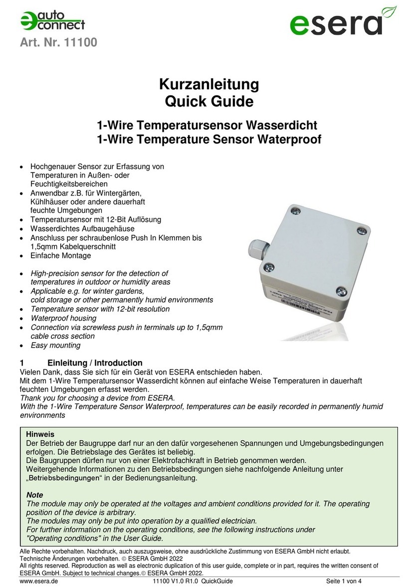 esera 11100 quick guide
