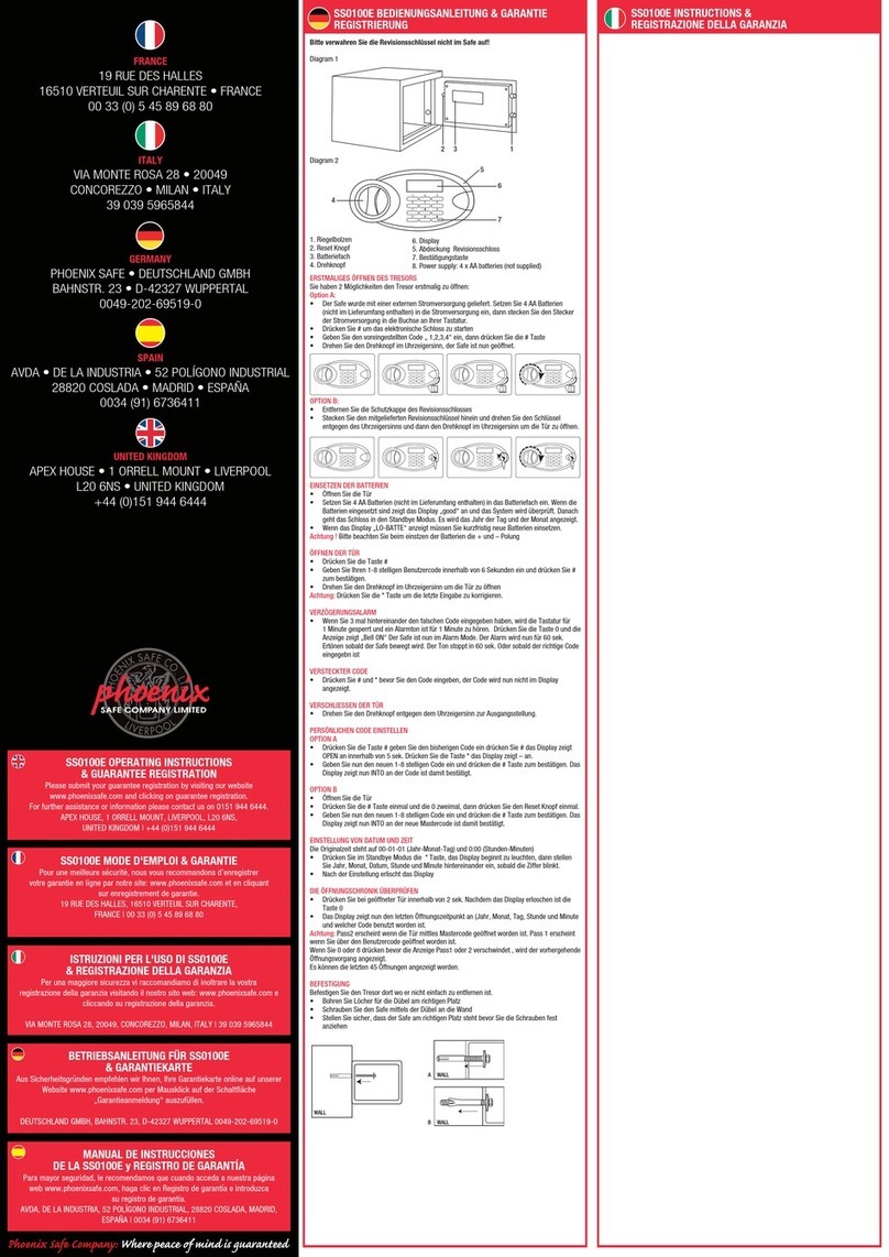 Phoenix SS0100E Product information sheet