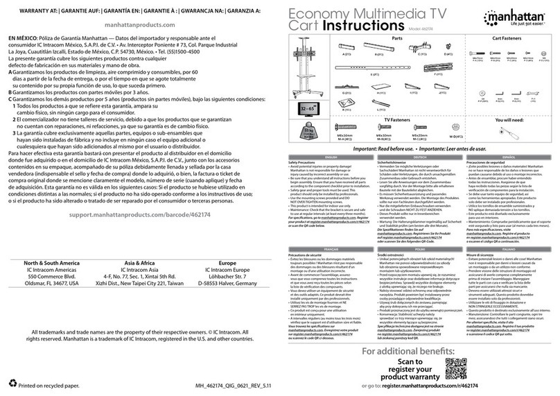 Manhattan 462174 instructions
