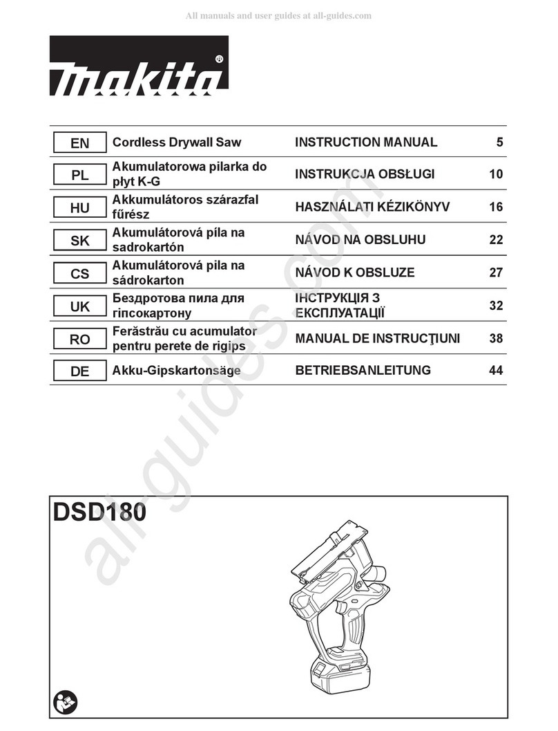 Makita DSD180 User manual