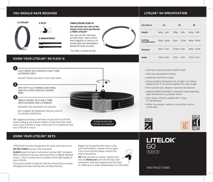 LITELOK GO FLEXI-O User manual