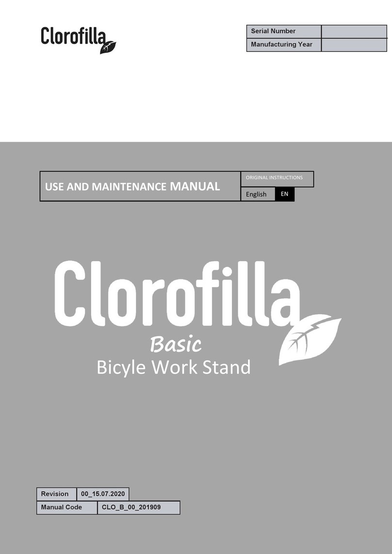 buratti meccanica Clorofilla Use and maintenance manual