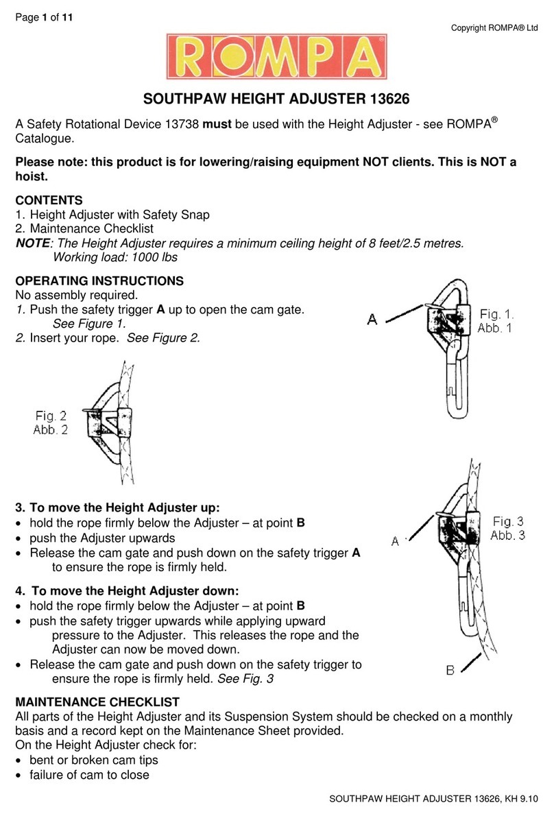 Rompa 13626 quick start guide