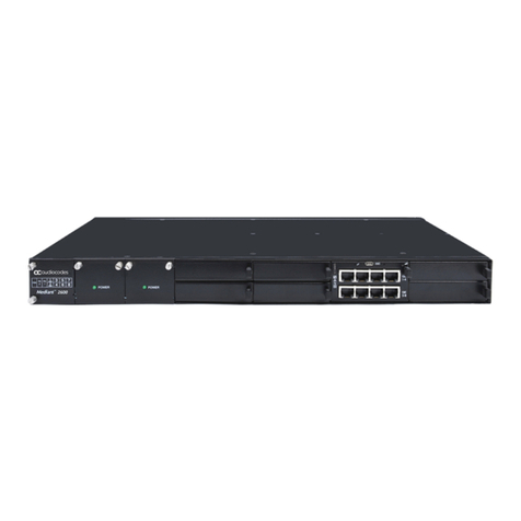 AudioCodes Mediant 2600 SBC Hardware installation manual