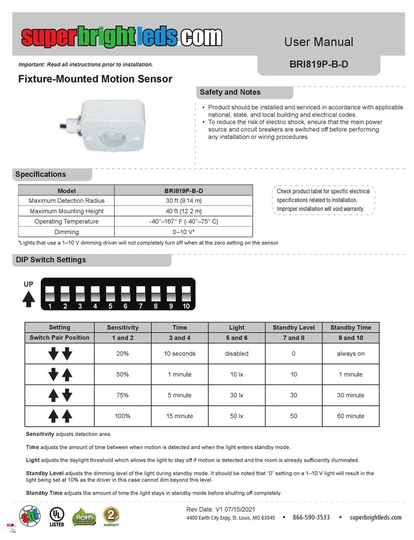 superbrightleds BRI819P-B-D user manual