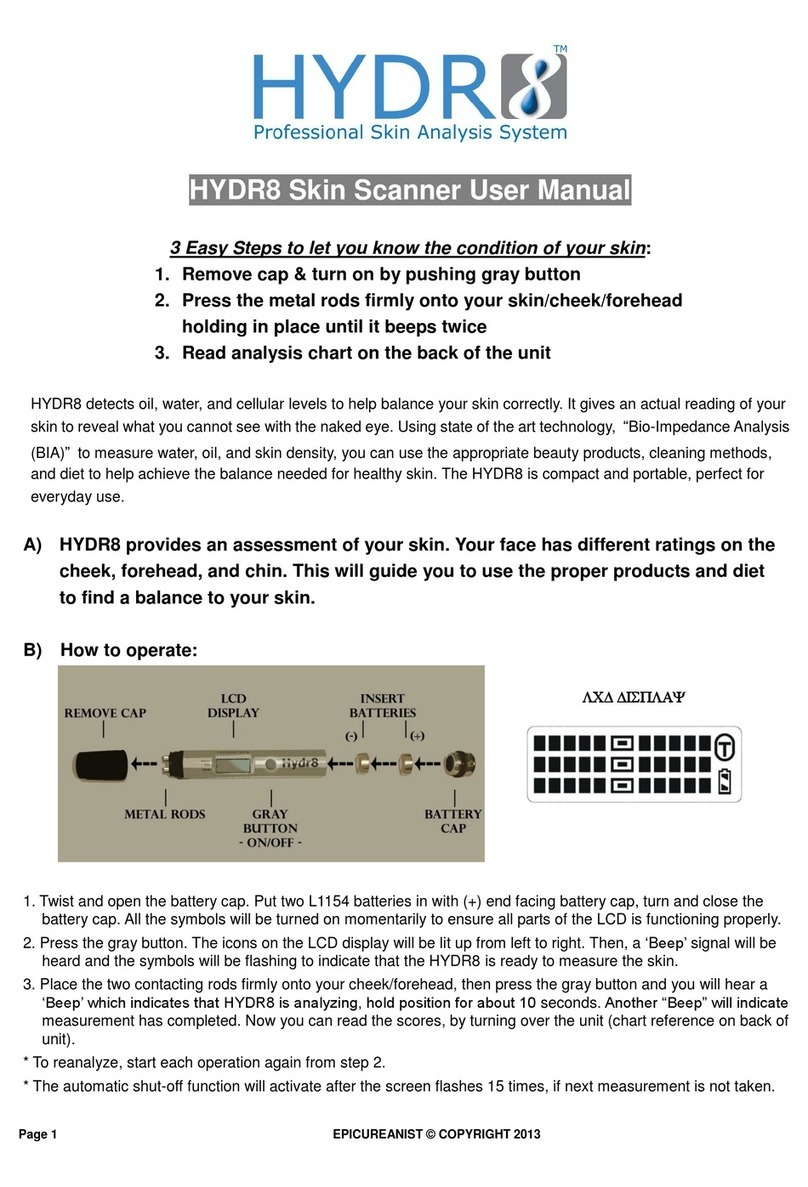 Hydro HYDR8 User manual