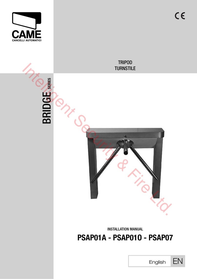 CAME BRIDGE Series User manual
