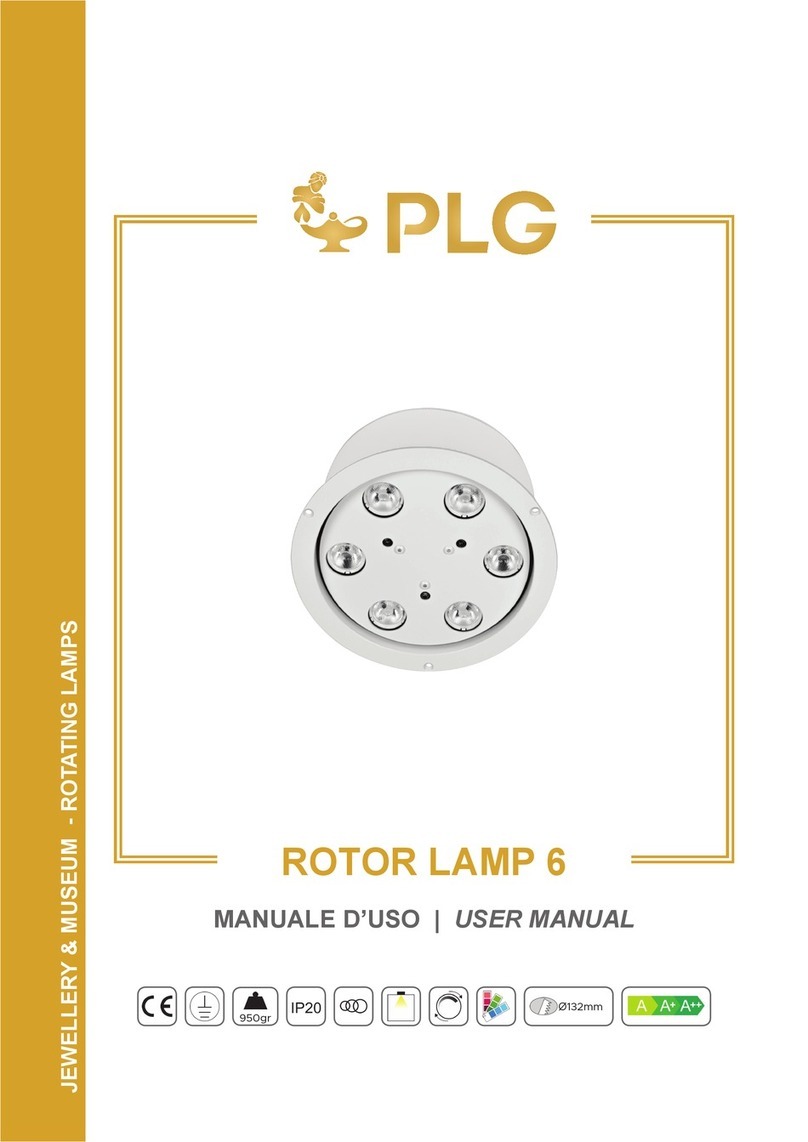 PLG ROTOR LAMP 6 User manual