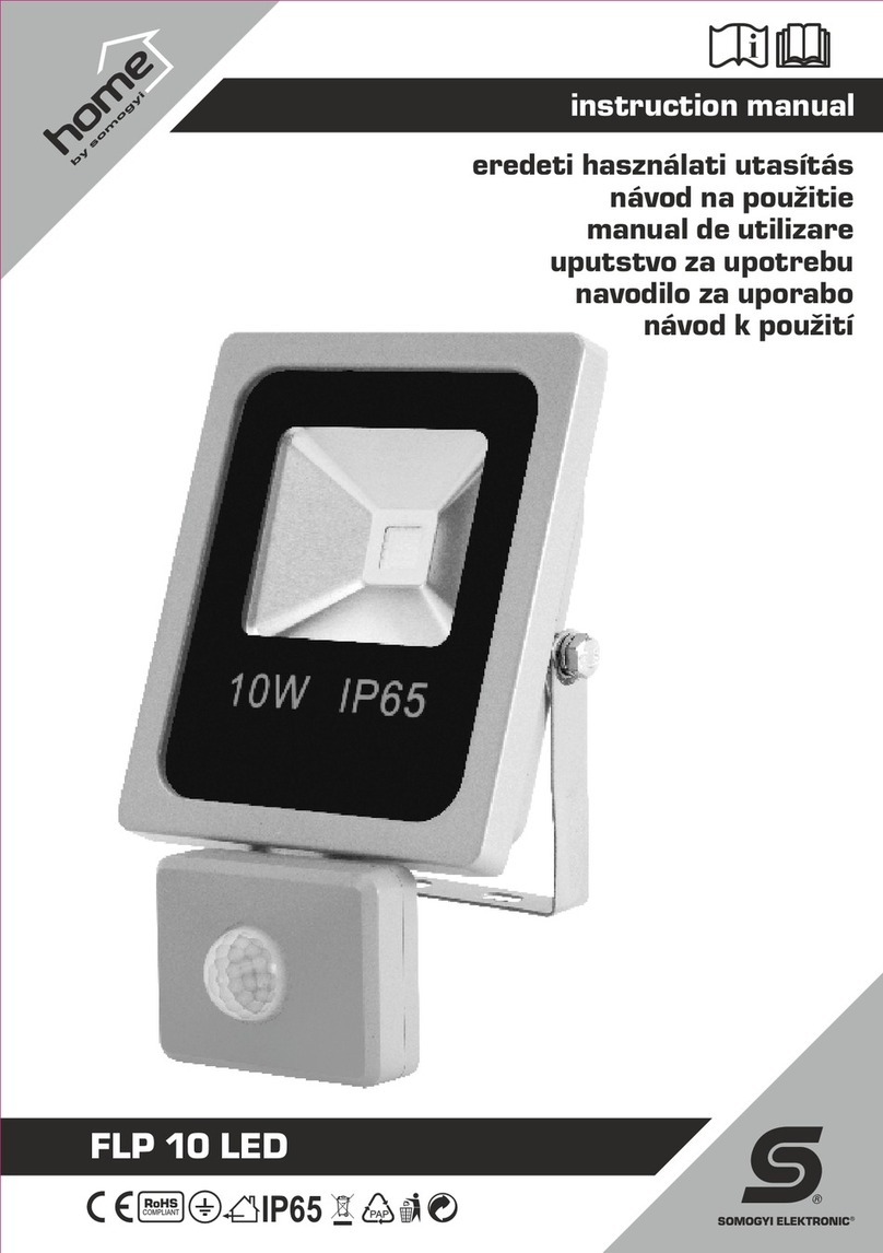 Somogyi home FLP 10 LED instruction manual