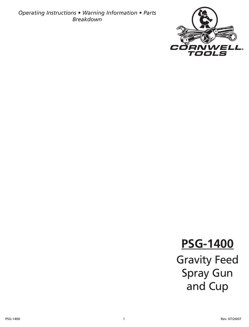 Cornwell Tools PSG-1400 operating instructions