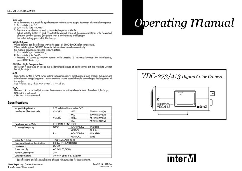 Inter-m VDC-273 operating manual