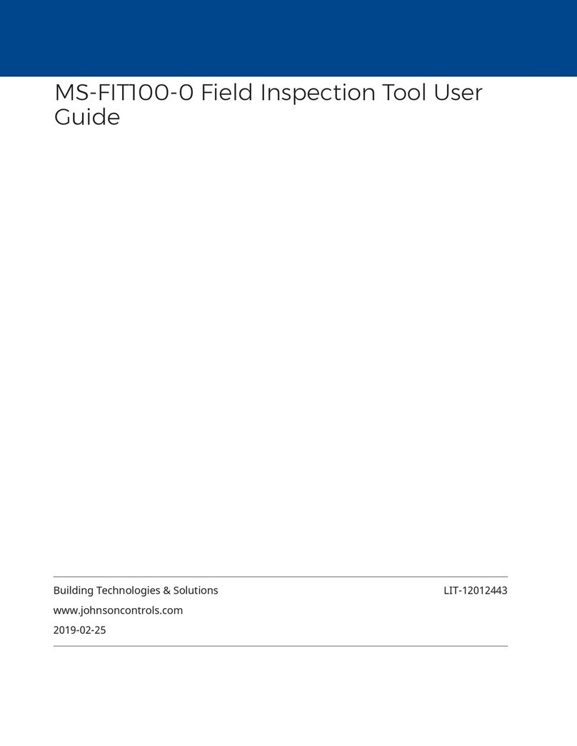 Johnson Controls MS-FIT100-0 User manual
