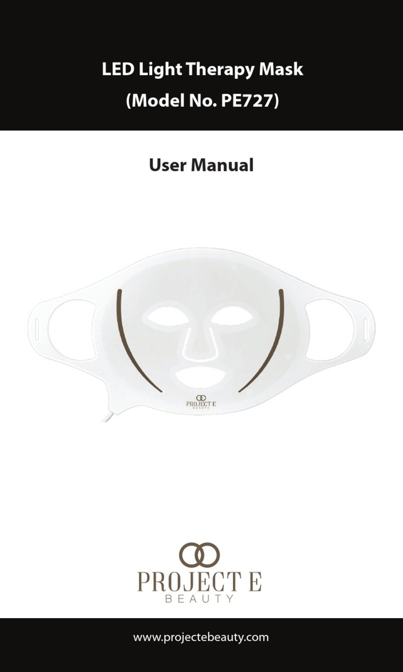 PROJECT E BEAUTY PE727 user manual
